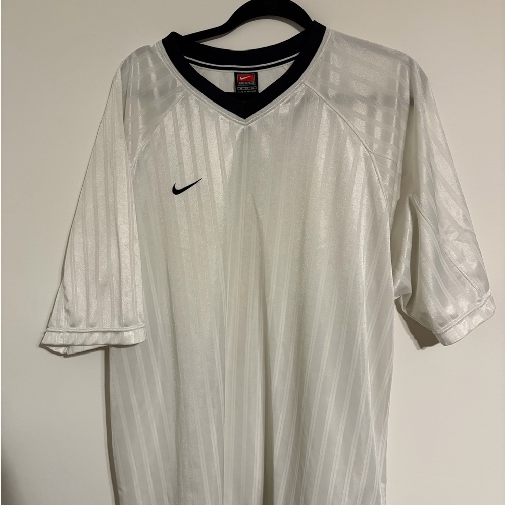 Nike Men's White and Black Jersey